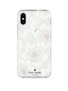 Kate Spade New York Kate Spade Protective Hardshell Case For iPhone X Hollyhock Floral Cream