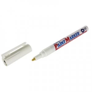 Artline 440 Fine White Bullet Tip Paint Marker Pack of 12 A440