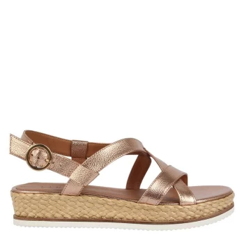 Linea Rope Sandals - Rose Gold