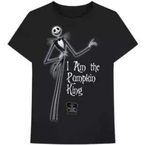 Disney - The Nightmare Before Christmas Pumpkin King Unisex XX-Large T-Shirt - Black