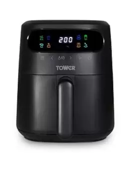 Tower T17125 Vortx 3L Air Fryer With Colour Digital Display, Digital Control Panel & 7 One-Touch Pre-Sets, 1300W, Black