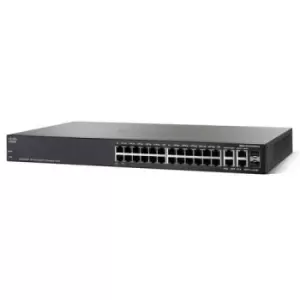 Cisco SG350-28MP Managed L3 Gigabit Ethernet (10/100/1000) Black Power over Ethernet (PoE)