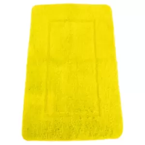Mayfair Cashmere Touch Ultimate Microfibre Bath Mat (50x80cm) (Yellow)