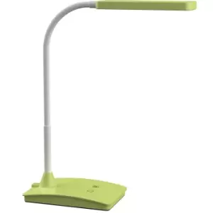 MAUL MAULpearly colour vario LED desk lamp, dimmable, 616 lumen, 6 W, lime