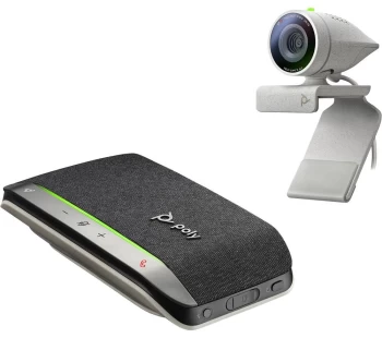 POLY Studio P5 Full HD Webcam & Sync 20 Wireless Speakerphone Bundle