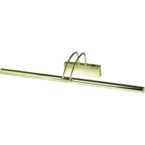 1 Light Adjustable Picture Wall Light Polished Brass