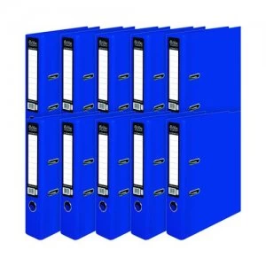 Pukka Brights Lever Arch File A4 Navy Pack of 10 BR-7996