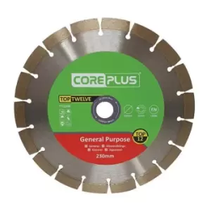 Coreplus - Top Twelve General Purpose Diamond Blade 230mm