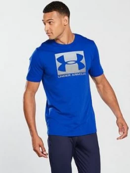 Urban Armor Gear Boxed Logo Sportstyle T shirt Royal Blue Size 2XL Men