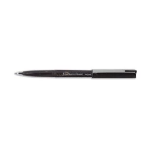 Pentel JM20MB A Disposable Fountain Pen Black with Adjusting Nib 0.3 0.4mm Line Pack of 12