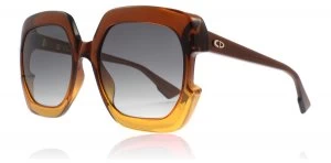Christian Dior Diorgaia Sunglasses Brown 12J 58mm