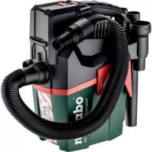 Metabo AS 18 HEPA PC COMPACT 602029850 Wet/dry vacuum cleaner 6 l Battery not included