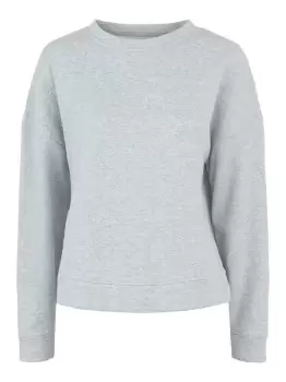 PIECES Relaxed Sweatshirt Women Grey