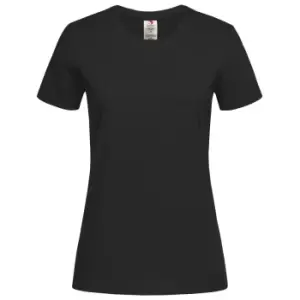 Stedman Womens/Ladies Classic Organic T-Shirt (XL) (Black Opal)