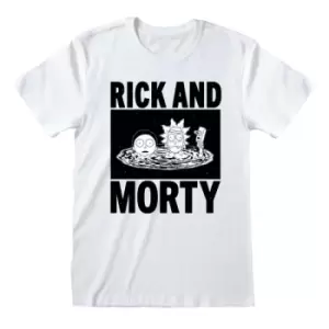 Rick And Morty - Black And White Small