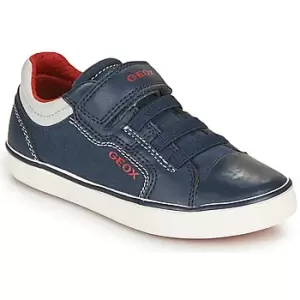 Geox GISLI BOY boys's Childrens Shoes Trainers in Blue - Sizes 10 kid,1 kid,1.5 kid