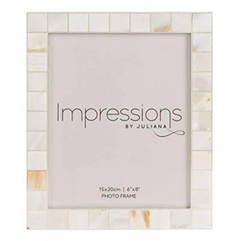 6" x 8" - Impressions Shell Mosaic Inlay Photo Frame