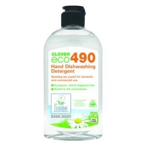 Clover ECO 490 Dishwashing Detergent 300ml Pack of 6 490