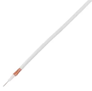 Labgear White Coaxial Cable, 100M