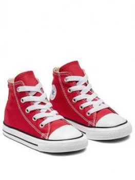 Converse Chuck Taylor All Star Infant Trainer - Red/White, Size 4