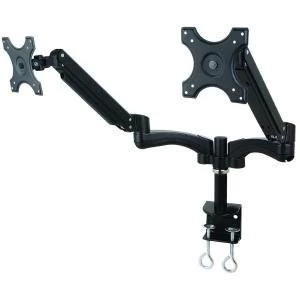 Allcam ACAVA AVA12D Gas Spring Desk Mount LCD Monitor Dual Arm Stand