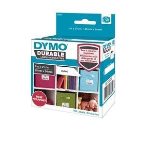 Dymo 25mmx54mm Durable Labels 1 x Pack of 160 Labels