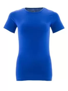 Mascot Workwear Royal Blue Womens Organic Cotton Short Sleeve T-Shirt, UK- S, EUR- S