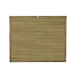 Forest Garden Pressure Treated Tongue & Groove Horizontal Fence Panel - 6 x 5ft Pack of 3