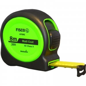 Fisco A1 Plus Tape Measure Imperial & Metric 26ft / 8m 25mm