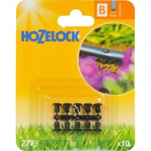 Hozelock CLASSIC MICRO Blanking Plug 1/2" / 12.5mm Pack of 10