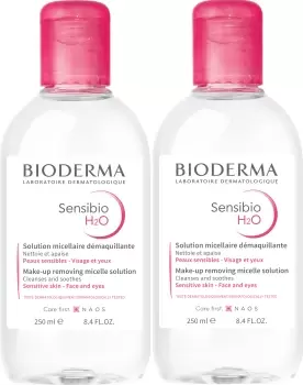 Bioderma Sensibio H2O - Micelle Solution (formerly Crealine) 2 x 250ml Duo Pack