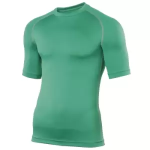 Rhino Mens Sports Base Layer Short Sleeve T-Shirt (XS) (Green)