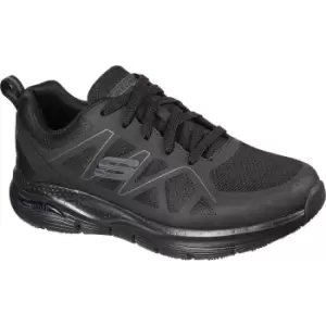 Skechers Axtell Arch Fit Mens Slip Resistant Work Shoes Black Size 11