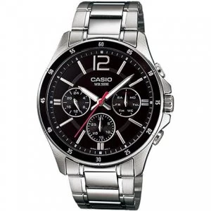 Casio Mens Stainless Steel Watch - MTP-1374D-1