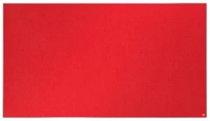 Nobo Impression Pro Widescreen Red Felt Board 1550x870mm
