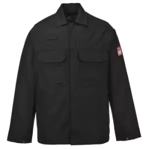 Biz Weld Mens Flame Resistant Jacket Black 2XL
