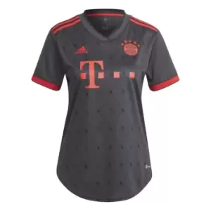 adidas Bayern Munich Third Shirt 2022 2023 Womens - Grey