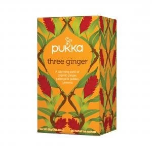 Pukka Individually Enveloped Tea Bags Three Ginger Ref 5065000523428