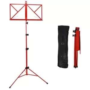 A-Star Rocket Folding Music Stand, red