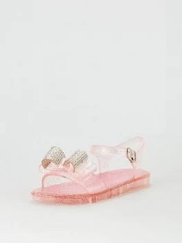 Lelli Kelly Girls Bow Jelly Sandal - Pink, Size 8.5 Younger