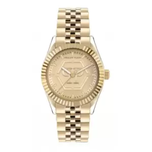Ladies Street Couture Date Superlative Gold Watch PW2BA0523