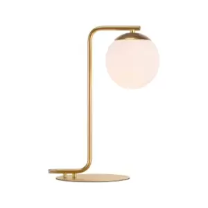 Grant Globe Table Lamp Brass, E14