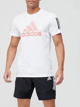 adidas Aero Warrior T-Shirt - White, Size XL, Men