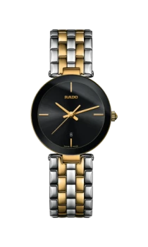 Rado Florence Womens watch - Water-resistant 3 bar (30 m), Stainless steel / PVD, black