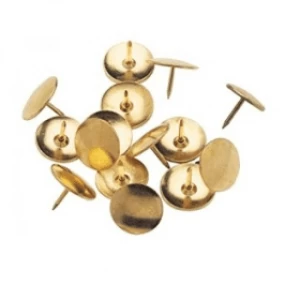 Value 9.5mm Brass Drawing Pins (150 Pack)
