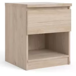 Furniture To Go - Naia Bedside 1 Drawer 1 Shelf in Jackson Hickory Oak - Oak