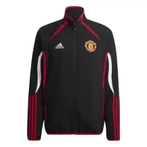 adidas Manchester United Teamgeist Track Jacket Mens - Black