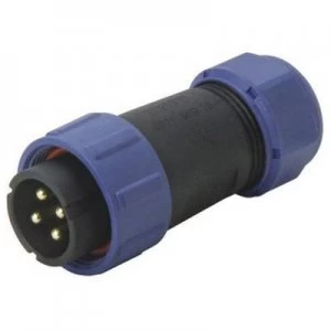 Weipu SP2110 P 4 I Bullet connector Plug straight Series connectors SP21 Total number of pins 4