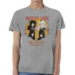 Motley Crue SATD Vintage Mens Large T-Shirt - Grey