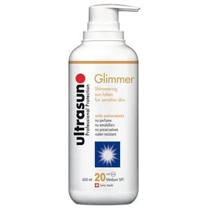 Ultrasun Glimmer Shimmering Sun Lotion SPF20 400ml